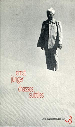 CHASSES SUBTILES, de JUNGER ERNST | portada del libro