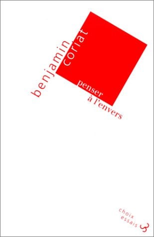 PENSER A L'ENVERS, de CORIAT BENJAMIN | portada del libro