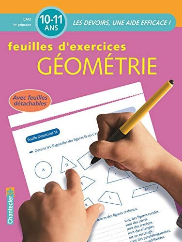 GEOMETRIE CM2 10-11 ANS FEUILLES D'EXERCICES, de SMET C DE | portada del libro
