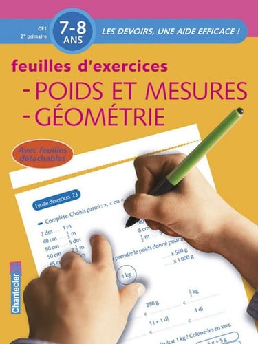 POIDS ET MESURES GEOMETRIE FEUILLES D'EXERCICES, de GEYSKENS E | portada del libro