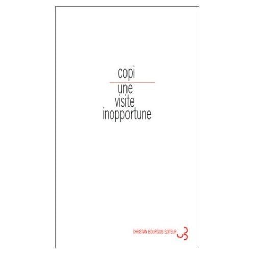 UNE VISITE INOPPORTUNE, de COPI | portada del libro