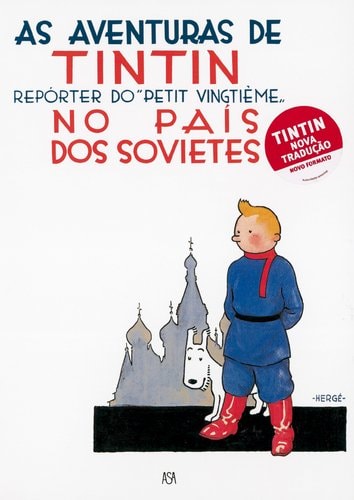 TINTIN NO PAIS DOS SOVIETES, de Hergé | portada del libro