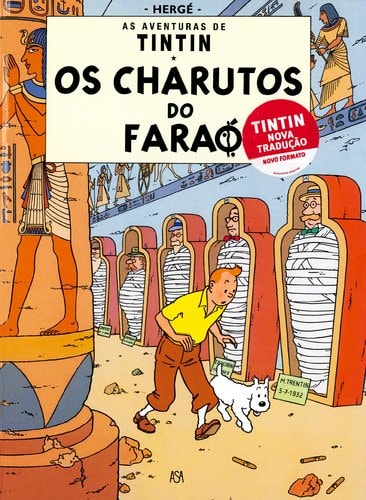 OS CHARUTOS DO FARAO.(TINTIN), de Hergé | portada del libro