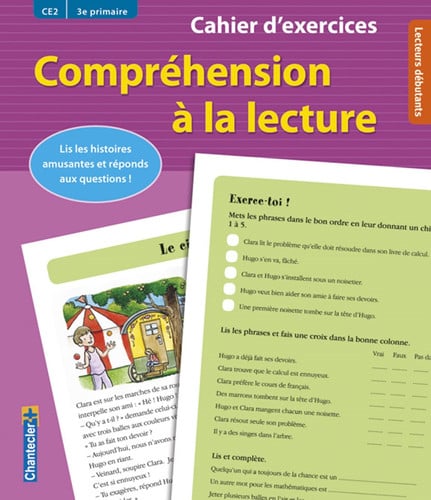 COMPREHENSION A LA LECTURE CE2 3E PRIMAIRE ROSE, de GERARD HILDE | portada del libro
