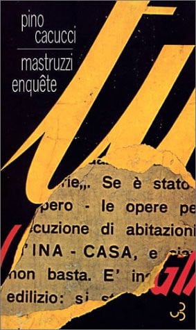 MASTRUZZI ENQUETE, de CACUCCI PINO | portada del libro