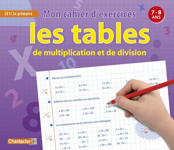 TABLES DE MULTIPLICATION ET DE DIVISION 7-8 ANS LES, de GEYSKENS E | portada del libro