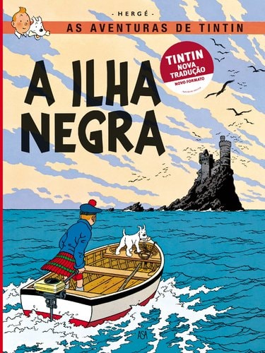A ILHA NEGRA, de Hergé | portada del libro