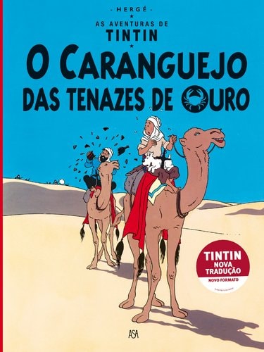 CARANGUEJO DAS TENAZES DE OURO, de Hergé | portada del libro