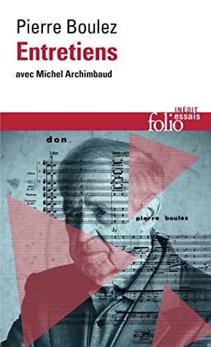 Entretiens avec Michel Archimbaud, de Boulez | portada del libro
