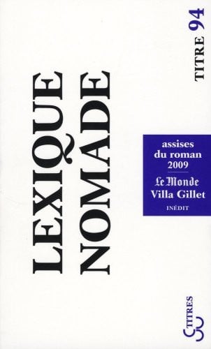 LEXIQUE NOMADE 2009, de COLLECTIF | portada del libro