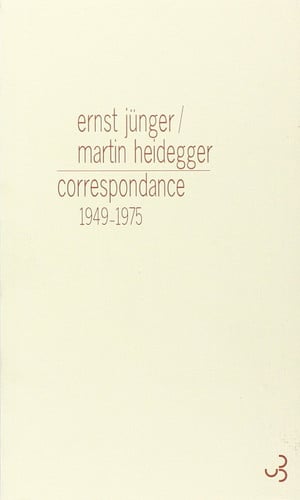 CORRESPONDANCE 1949-1975, de JUNGER ERNST# | portada del libro