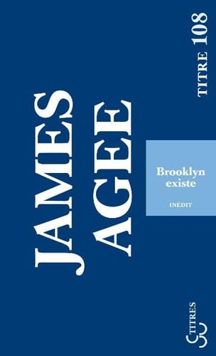 BROOKLYN EXISTE, de AGEE JAMES | portada del libro