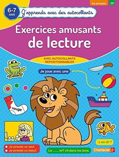 EXERCICES AMUSANTS DE LECTURE 6-7 A, de COLLECTIF | portada del libro