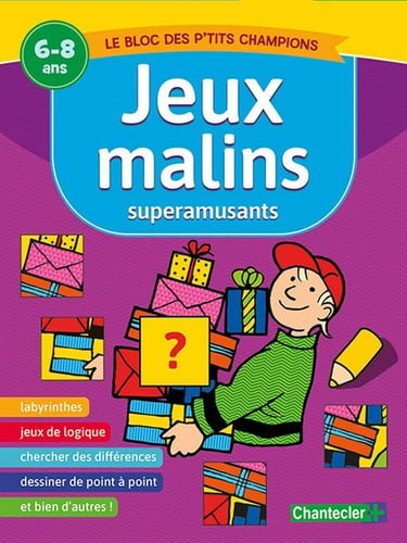 JEUX MALINS SUPERAMUSANTS 6-8 A, de COLLECTIF | portada del libro