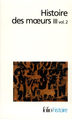 HIST DES MOEURS T3-2, de Jean Poirier | portada del libro