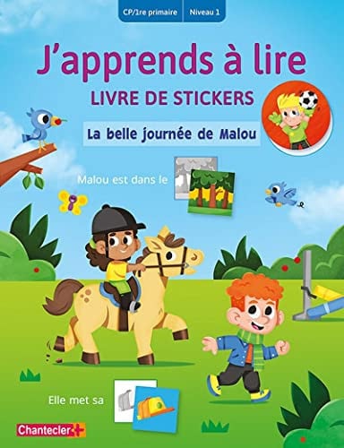 J'APPRENDS A LIRE LIVRE DE STICKERS LA BELLE JOURNEE DE MALO, de COLLECTIF | portada del libro