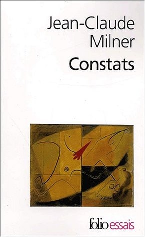 Constats, de Jean-Claude Milner | portada del libro