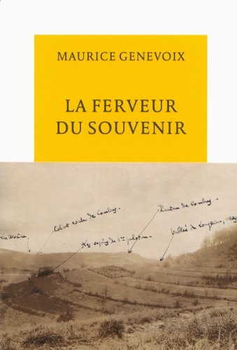 LA FERVEUR DU SOUVENIR, de Maurice Genevoix | portada del libro