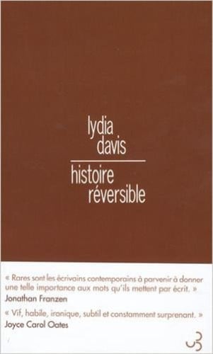 HISTOIRE REVERSIBLE, de DAVIS LYDIA | portada del libro