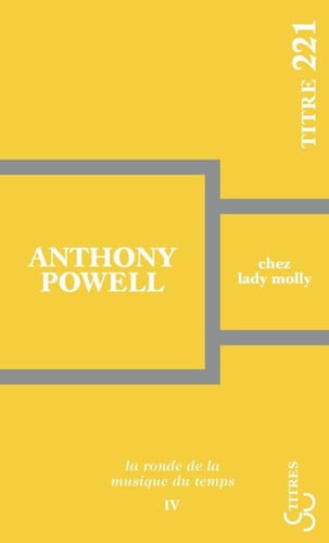 CHEZ LADY MOLLY, de POWELL ANTHONY | portada del libro