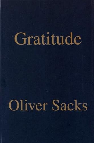 GRATITUDE, de SACKS OLIVIER | portada del libro