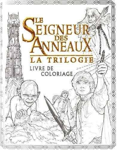 LE SEIGNEUR DES ANNEAUX LIVRE DE COLORIAGE, de TOLKIEN JRR | portada del libro