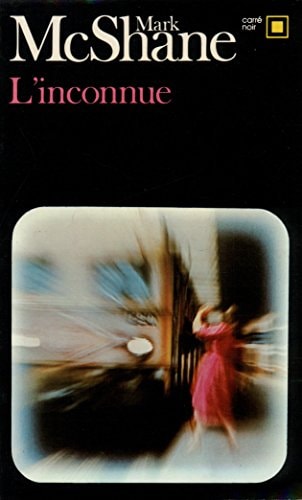 L'INCONNUE, de M. McShane | portada del libro