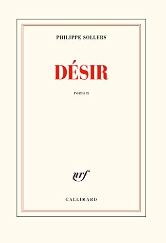 DESIR, de Philippe Sollers | portada del libro