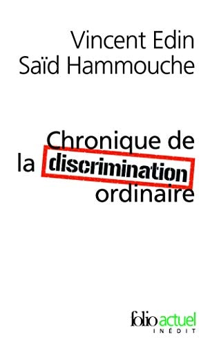 Chronique de la discrimination ordinaire, de Vincent Edin | portada del libro