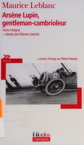 ARSENE LUPIN GENTLEMAN-CAMBRIOLEUR, de Maurice Leblanc | portada del libro