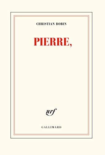 PIERRE,, de Christian Bobin | portada del libro