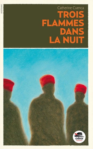 TROIS FLAMMES DANS LA NUIT, de Catherine Cuenca | portada del libro