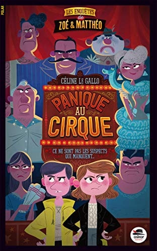 PANIQUE AU CIRQUE, de Céline Le Gallo | portada del libro