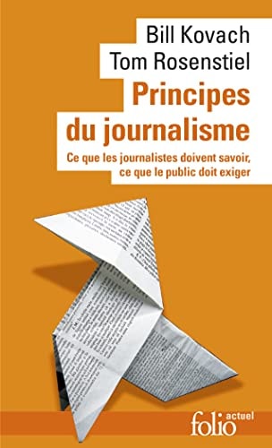 PRINCIPES DU JOURNALISME, de Bill Kovach | portada del libro