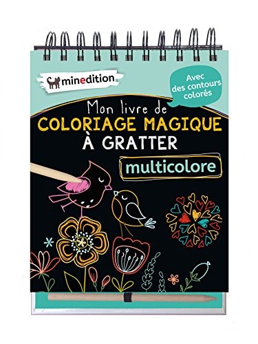 MON LIVRE DE COLORIAGE MAGIQUE A GRATTER MULTICOLORE, de Eva Schindler | portada del libro