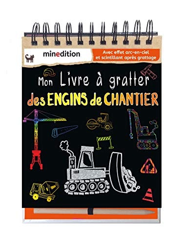 MON LIVRE A GRATTER DES ENGINS DE CHANTIER, de Clement diane | portada del libro