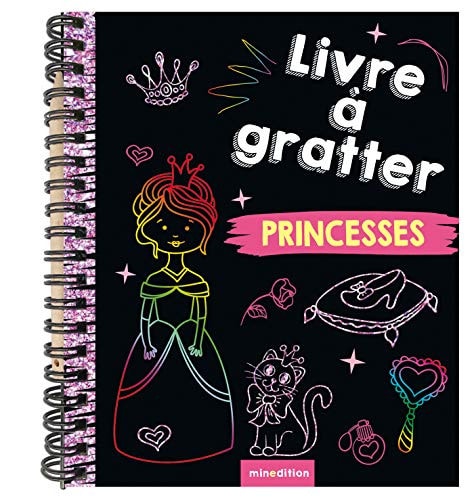 MINI-LIVRE A GRATTER PRINCESSES, de Annika Schmidt | portada del libro