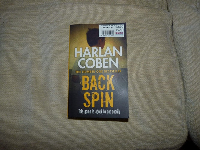 BACK SPIN, de Harlan Coben | portada del libro