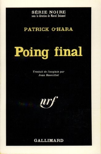 POING FINAL, de Patrick O'Hara | portada del libro