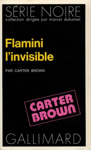 FLAMINI L'INVISIBLE, de Carter Brown | portada del libro