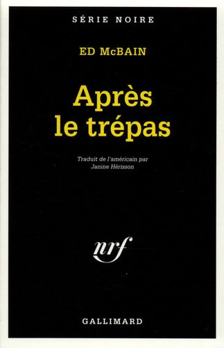 APRES LE TREPAS, de Ed McBain | portada del libro