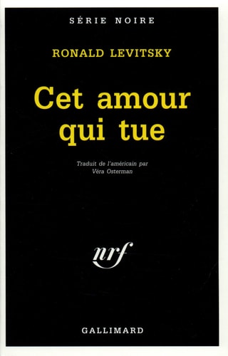 CET AMOUR QUI TUE, de Ronald Levitsky | portada del libro