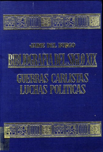 BIBLIOGRAFIA DEL SIGLO XIX, de BURGO | portada del libro