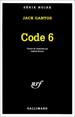 CODE 6, de Jack Gantos | portada del libro