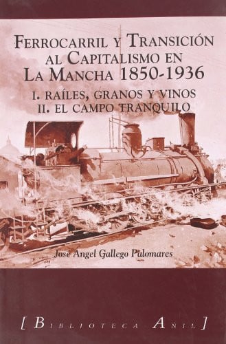 FERROCARRIL Y CAPITALISMO EN LA MANCHA, 1850-1936, de GALLEGO PALOMARES | portada del libro