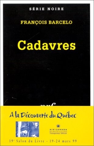 CADAVRES, de François Barcelo | portada del libro