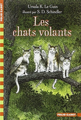 (01) LES CHATS VOLANTS, de LE GUIN | portada del libro