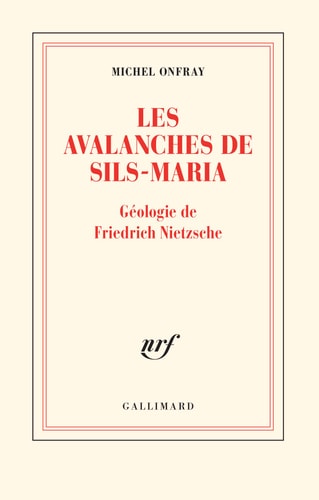 LES AVALANCHES DE SILS-MARIA, de Michel Onfray | portada del libro