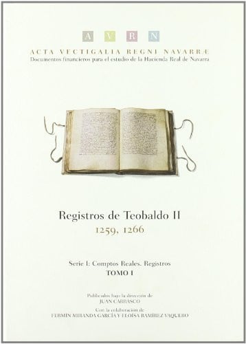 Registros de Teobaldo II, 1259, 1266, de Carrasco Pérez | portada del libro