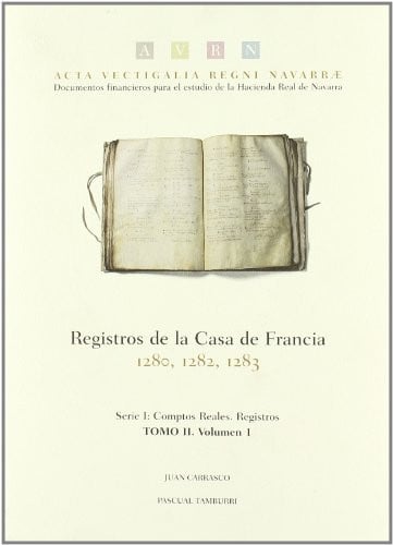 Registros de la Casa de Francia, 1280, 1282, 1283, de Carrasco Pérez | portada del libro